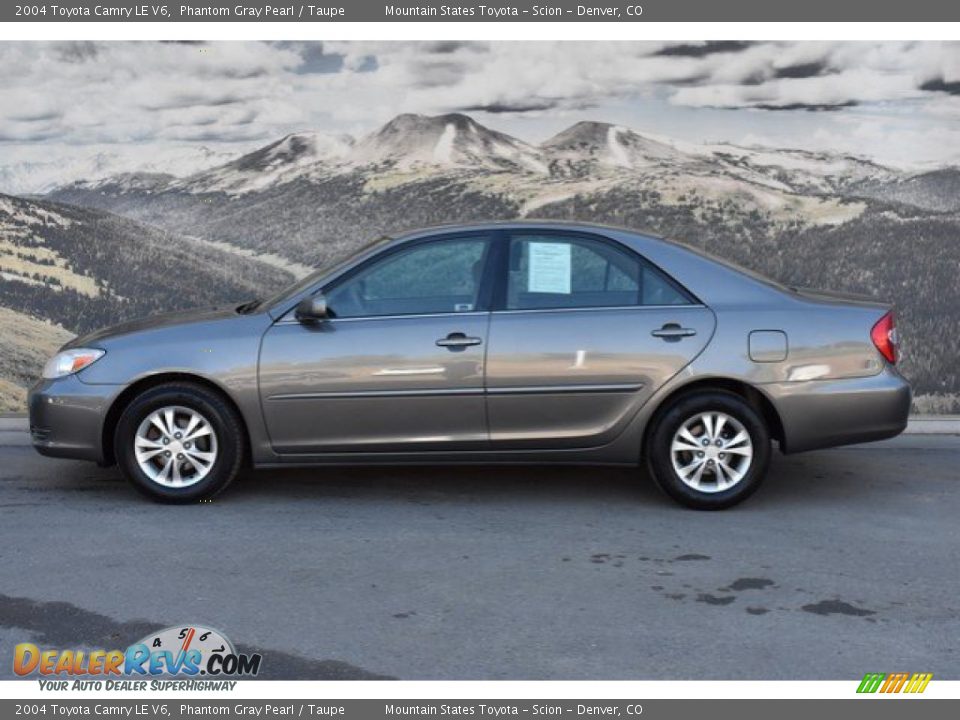 2004 Toyota Camry LE V6 Phantom Gray Pearl / Taupe Photo #6