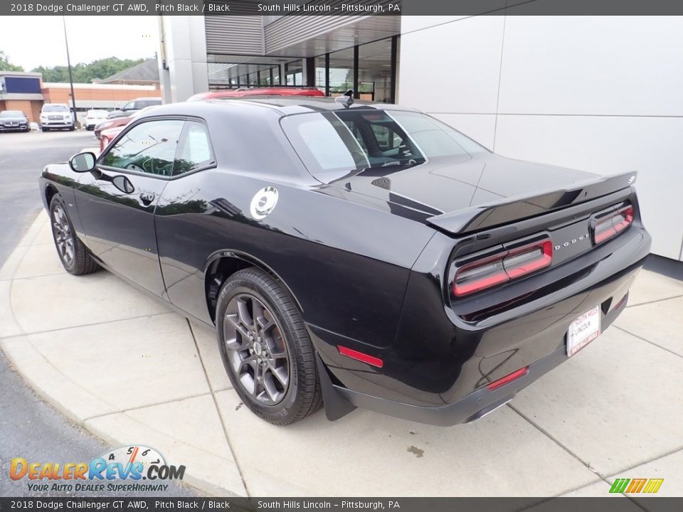 2018 Dodge Challenger GT AWD Pitch Black / Black Photo #3