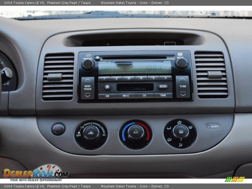 2004 Toyota Camry LE V6 Phantom Gray Pearl / Taupe Photo #15