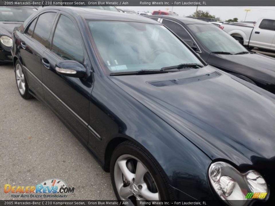 2005 Mercedes-Benz C 230 Kompressor Sedan Orion Blue Metallic / Ash Photo #1