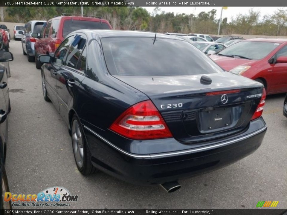 2005 Mercedes-Benz C 230 Kompressor Sedan Orion Blue Metallic / Ash Photo #4