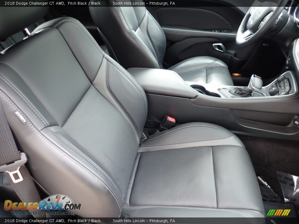 2018 Dodge Challenger GT AWD Pitch Black / Black Photo #11