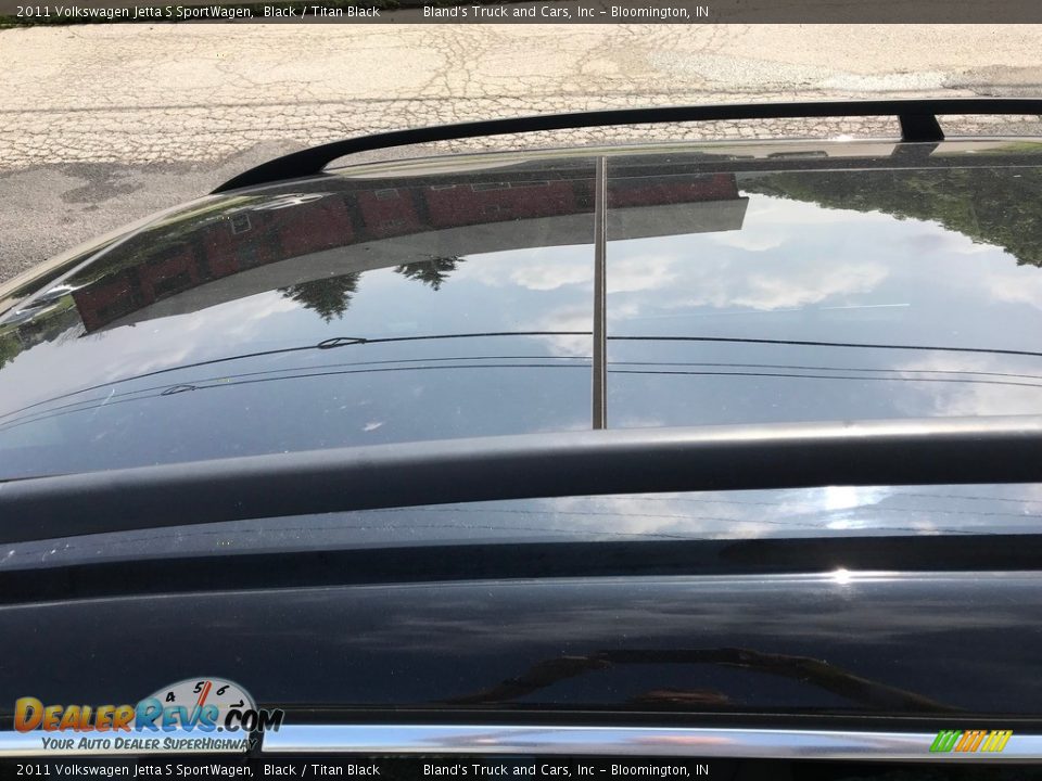 2011 Volkswagen Jetta S SportWagen Black / Titan Black Photo #2