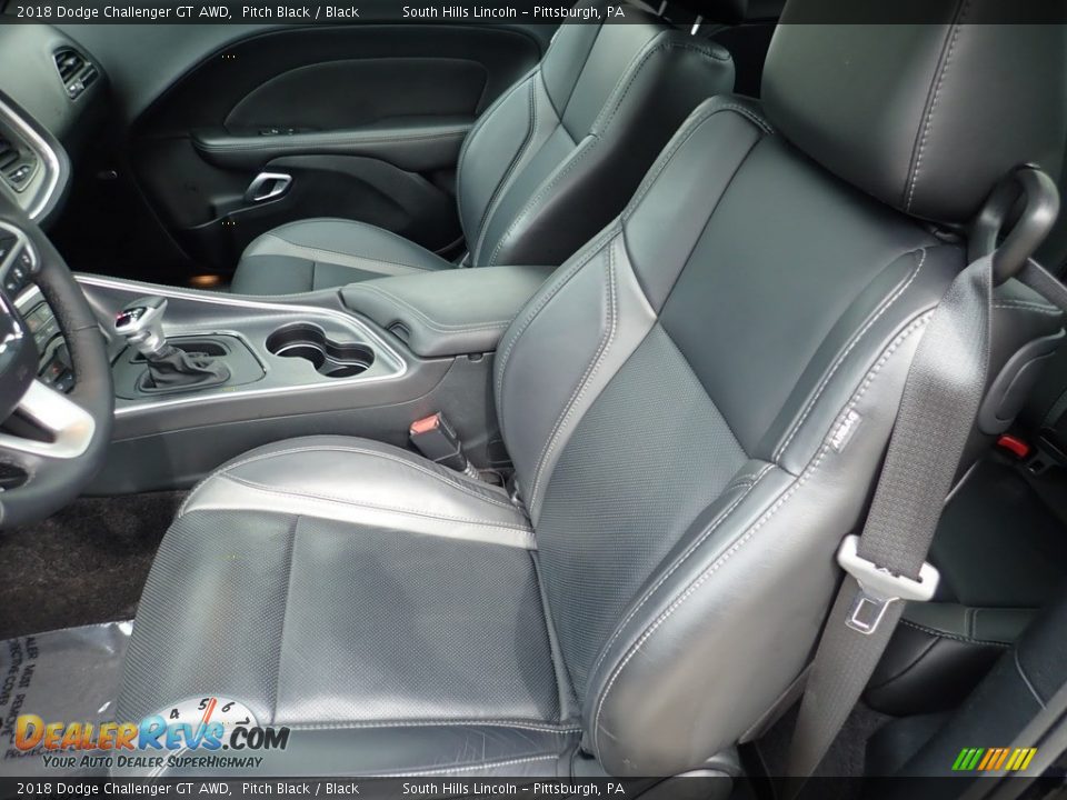 2018 Dodge Challenger GT AWD Pitch Black / Black Photo #15