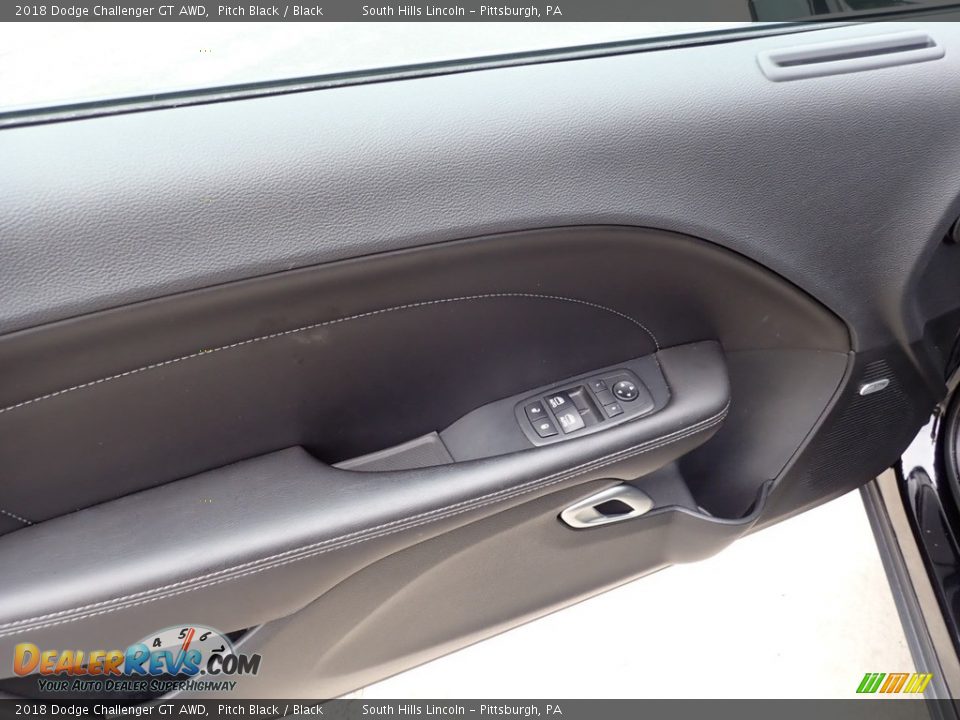 2018 Dodge Challenger GT AWD Pitch Black / Black Photo #18