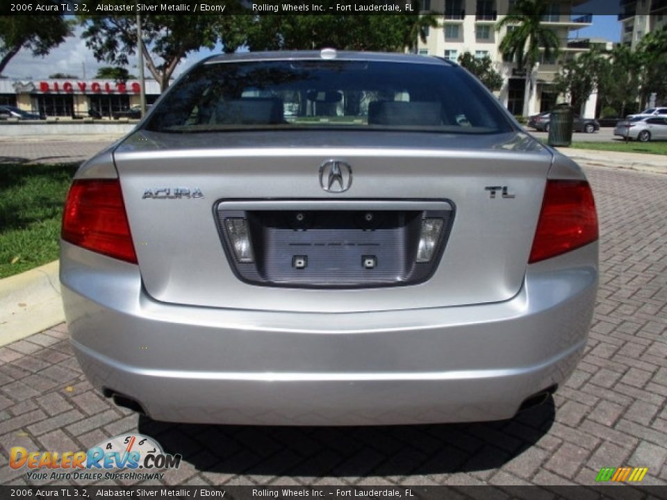 2006 Acura TL 3.2 Alabaster Silver Metallic / Ebony Photo #7