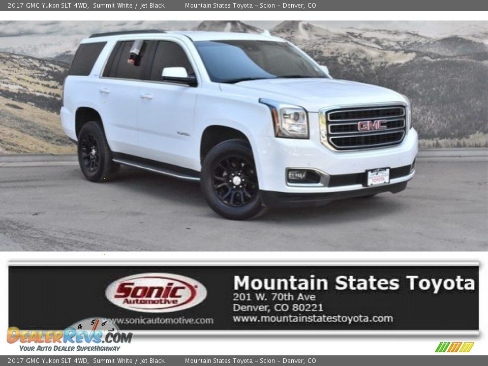 2017 GMC Yukon SLT 4WD Summit White / Jet Black Photo #1