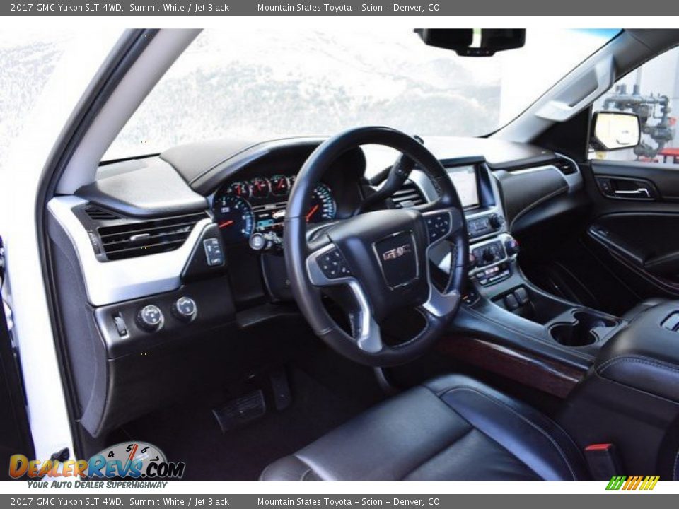 2017 GMC Yukon SLT 4WD Summit White / Jet Black Photo #10