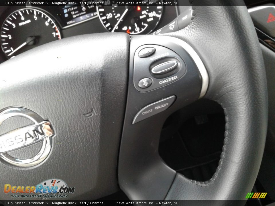 2019 Nissan Pathfinder SV Magnetic Black Pearl / Charcoal Photo #21