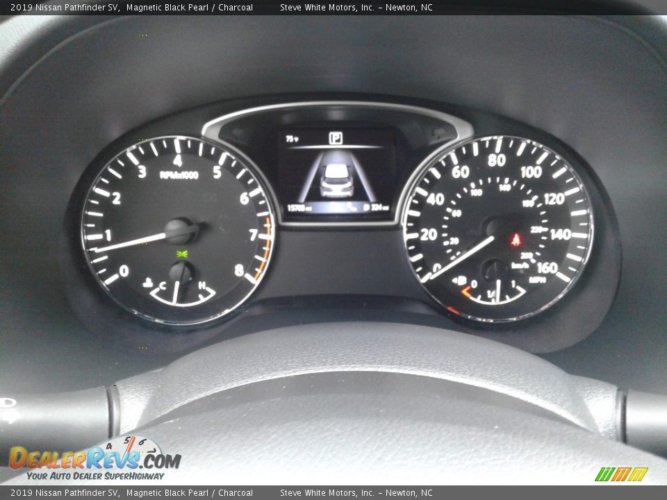 2019 Nissan Pathfinder SV Magnetic Black Pearl / Charcoal Photo #22