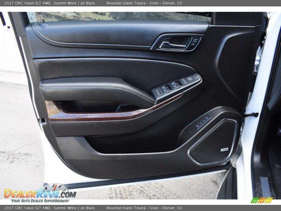 2017 GMC Yukon SLT 4WD Summit White / Jet Black Photo #25
