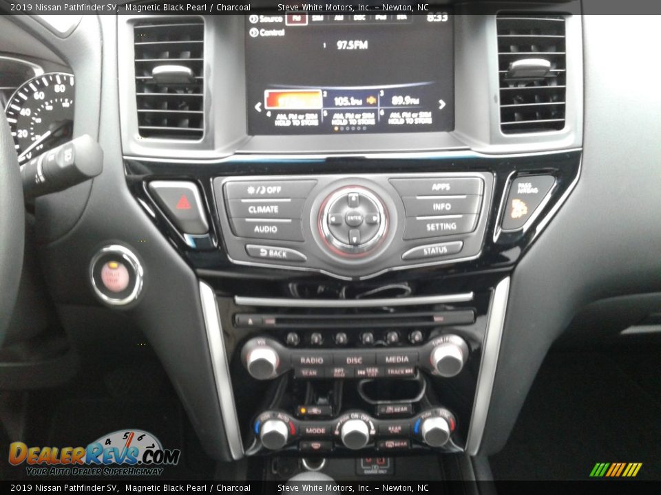 2019 Nissan Pathfinder SV Magnetic Black Pearl / Charcoal Photo #23