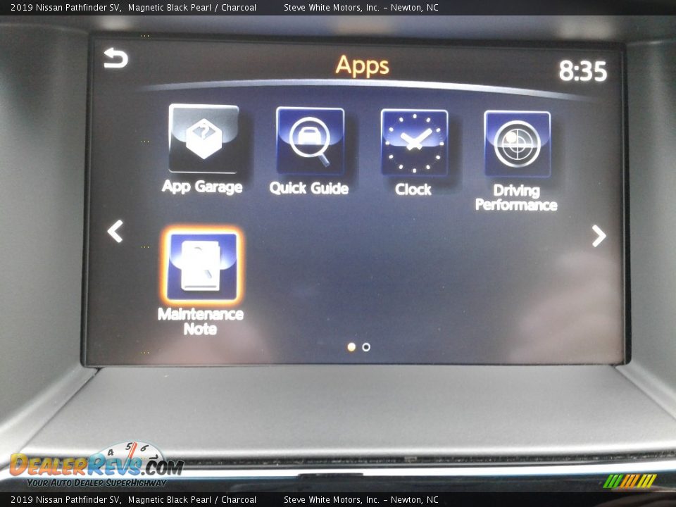 2019 Nissan Pathfinder SV Magnetic Black Pearl / Charcoal Photo #29