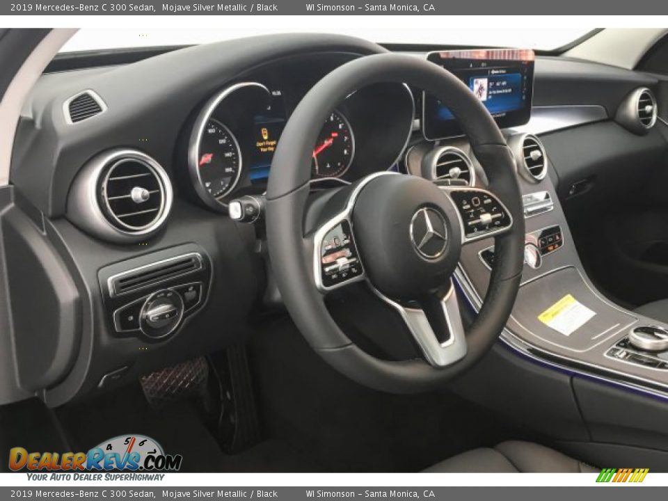 2019 Mercedes-Benz C 300 Sedan Mojave Silver Metallic / Black Photo #4