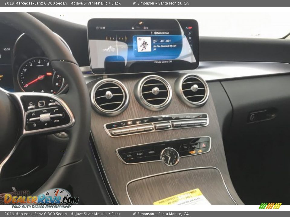 2019 Mercedes-Benz C 300 Sedan Mojave Silver Metallic / Black Photo #6