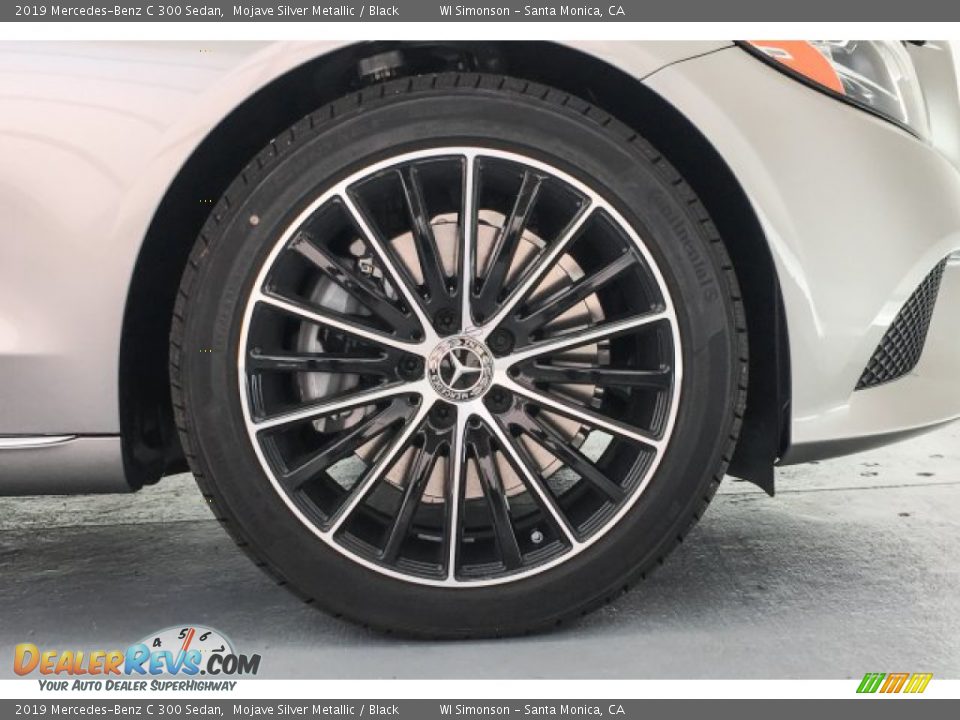 2019 Mercedes-Benz C 300 Sedan Mojave Silver Metallic / Black Photo #9