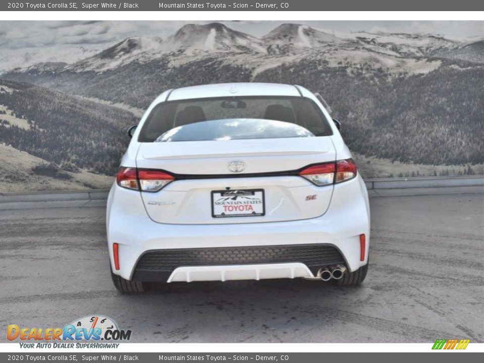2020 Toyota Corolla SE Super White / Black Photo #4