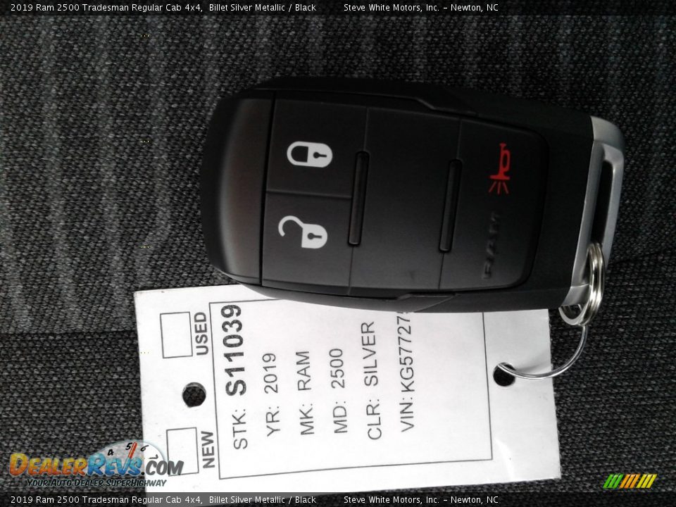 2019 Ram 2500 Tradesman Regular Cab 4x4 Billet Silver Metallic / Black Photo #26