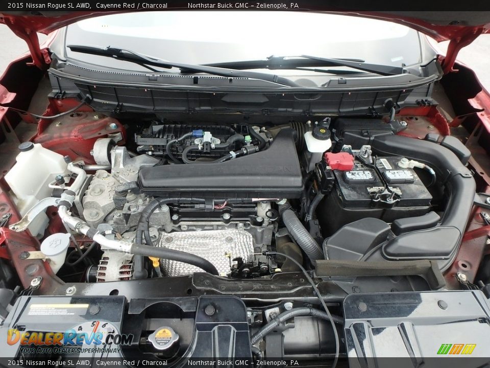 2015 Nissan Rogue SL AWD Cayenne Red / Charcoal Photo #2