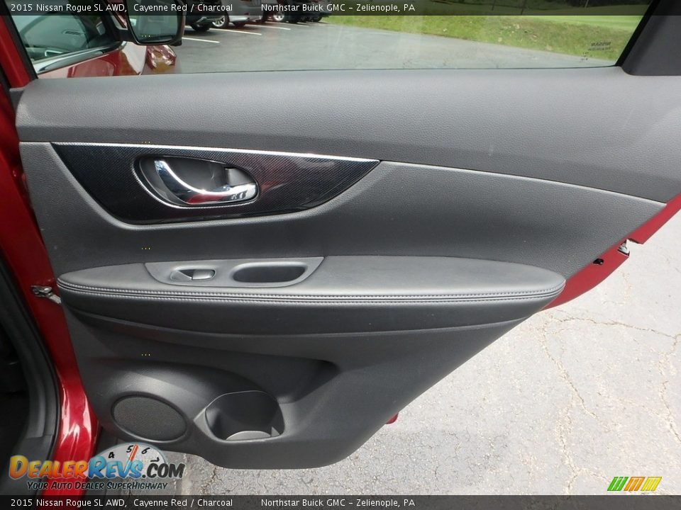 2015 Nissan Rogue SL AWD Cayenne Red / Charcoal Photo #7