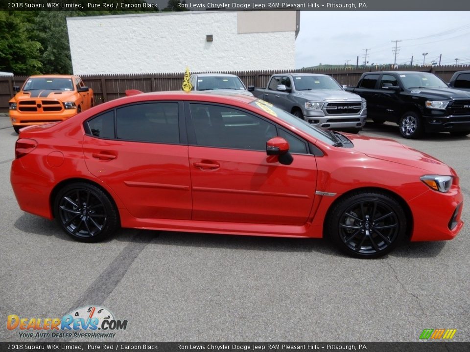 Pure Red 2018 Subaru WRX Limited Photo #6