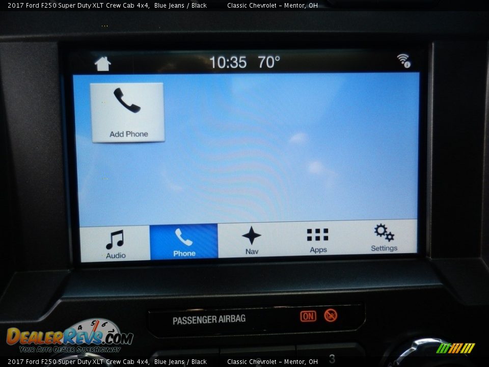 2017 Ford F250 Super Duty XLT Crew Cab 4x4 Blue Jeans / Black Photo #17