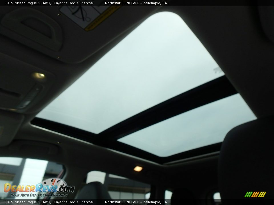 2015 Nissan Rogue SL AWD Cayenne Red / Charcoal Photo #22