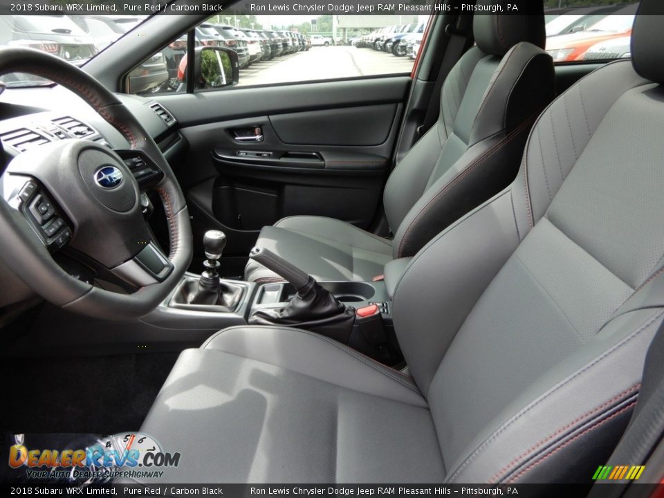 Front Seat of 2018 Subaru WRX Limited Photo #11