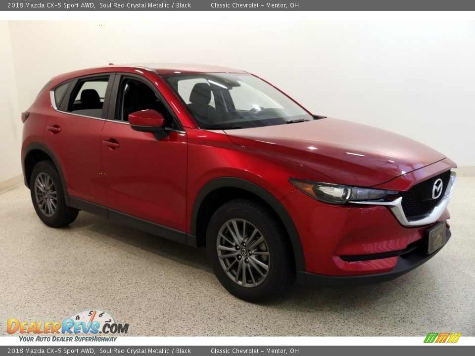 2018 Mazda CX-5 Sport AWD Soul Red Crystal Metallic / Black Photo #1