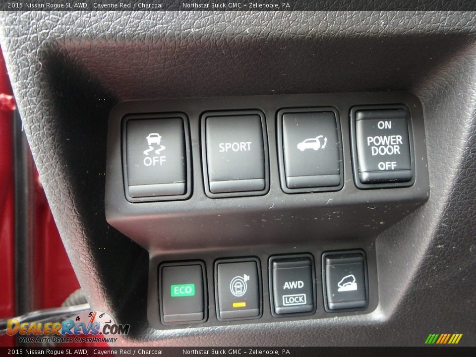 2015 Nissan Rogue SL AWD Cayenne Red / Charcoal Photo #23