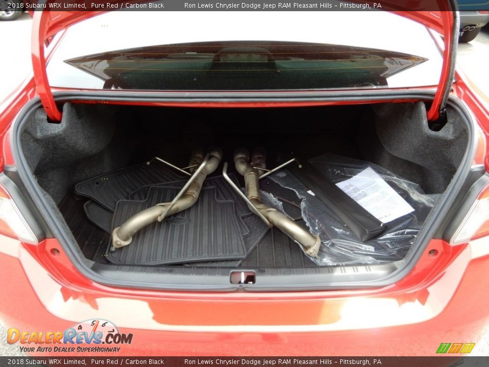 2018 Subaru WRX Limited Trunk Photo #14