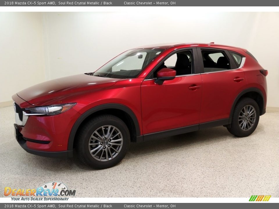 2018 Mazda CX-5 Sport AWD Soul Red Crystal Metallic / Black Photo #3