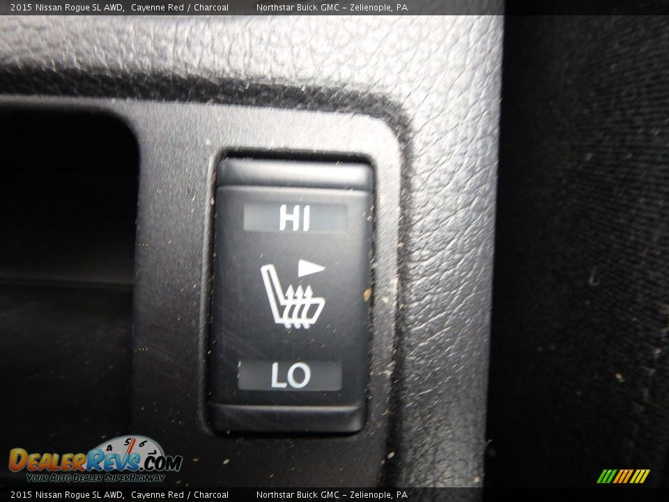 2015 Nissan Rogue SL AWD Cayenne Red / Charcoal Photo #25