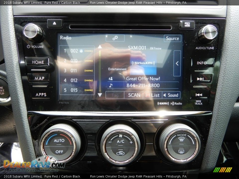 Controls of 2018 Subaru WRX Limited Photo #19