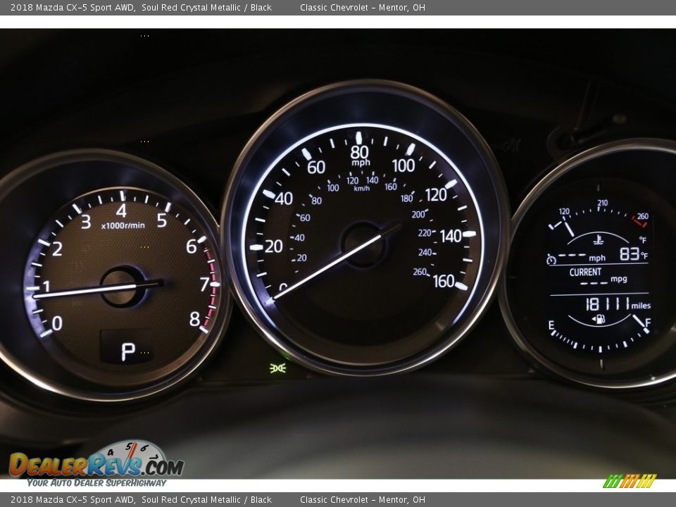 2018 Mazda CX-5 Sport AWD Soul Red Crystal Metallic / Black Photo #8