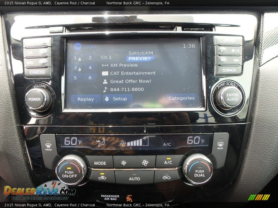 2015 Nissan Rogue SL AWD Cayenne Red / Charcoal Photo #28