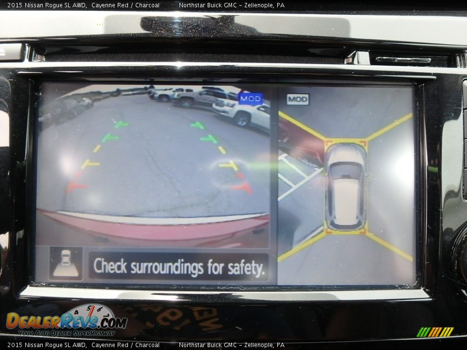 2015 Nissan Rogue SL AWD Cayenne Red / Charcoal Photo #29