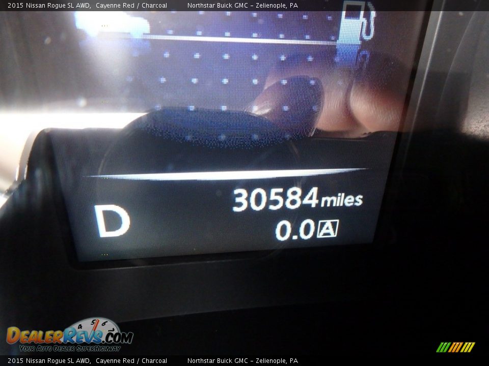 2015 Nissan Rogue SL AWD Cayenne Red / Charcoal Photo #30