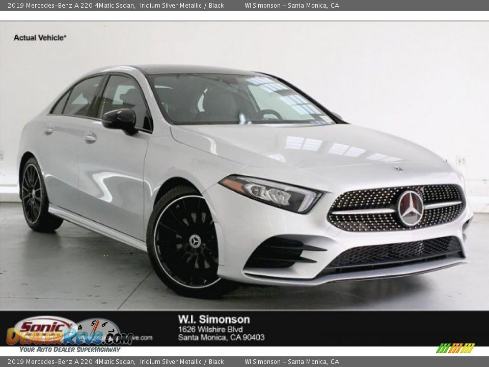 2019 Mercedes-Benz A 220 4Matic Sedan Iridium Silver Metallic / Black Photo #1