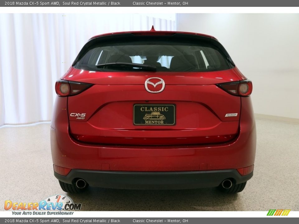 2018 Mazda CX-5 Sport AWD Soul Red Crystal Metallic / Black Photo #18