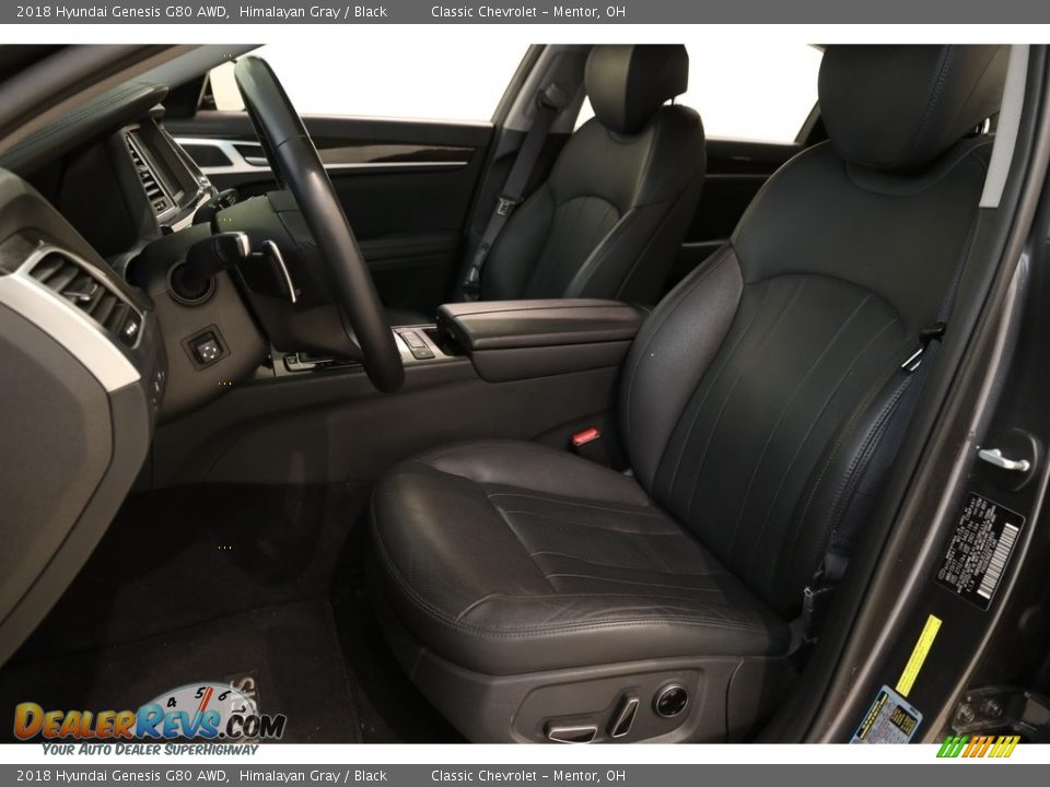 Front Seat of 2018 Hyundai Genesis G80 AWD Photo #5