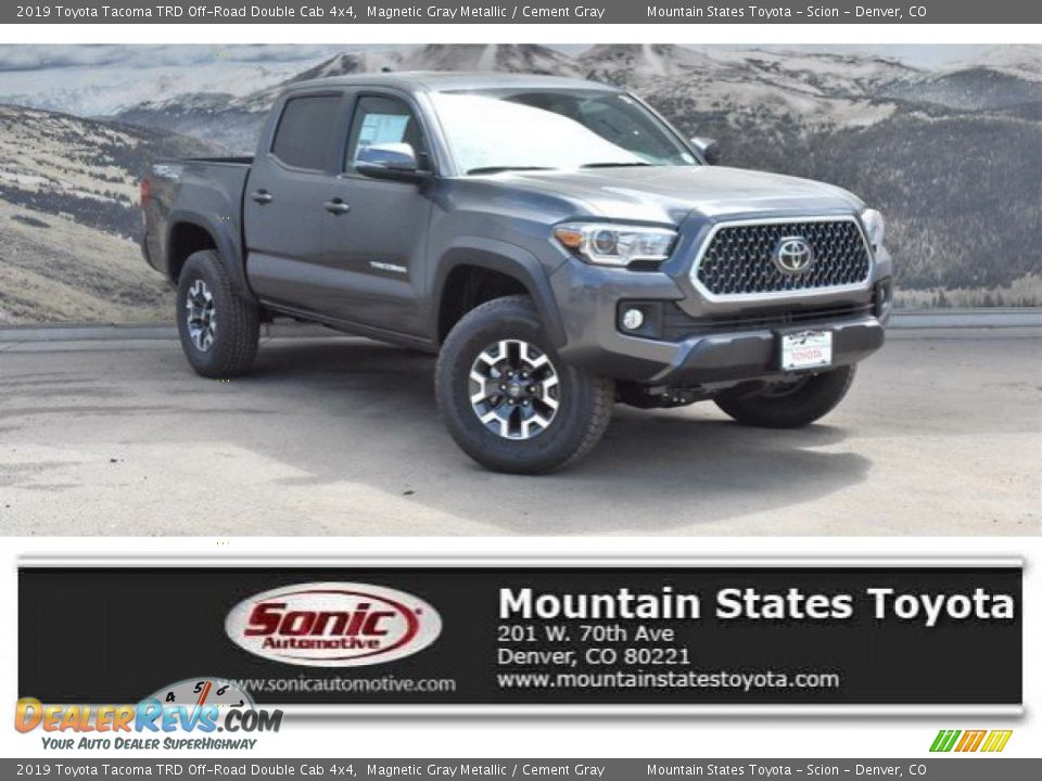 2019 Toyota Tacoma TRD Off-Road Double Cab 4x4 Magnetic Gray Metallic / Cement Gray Photo #1