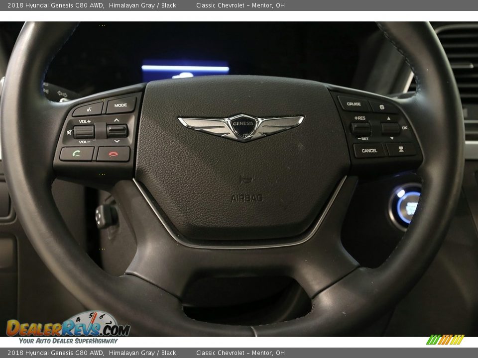 2018 Hyundai Genesis G80 AWD Steering Wheel Photo #7