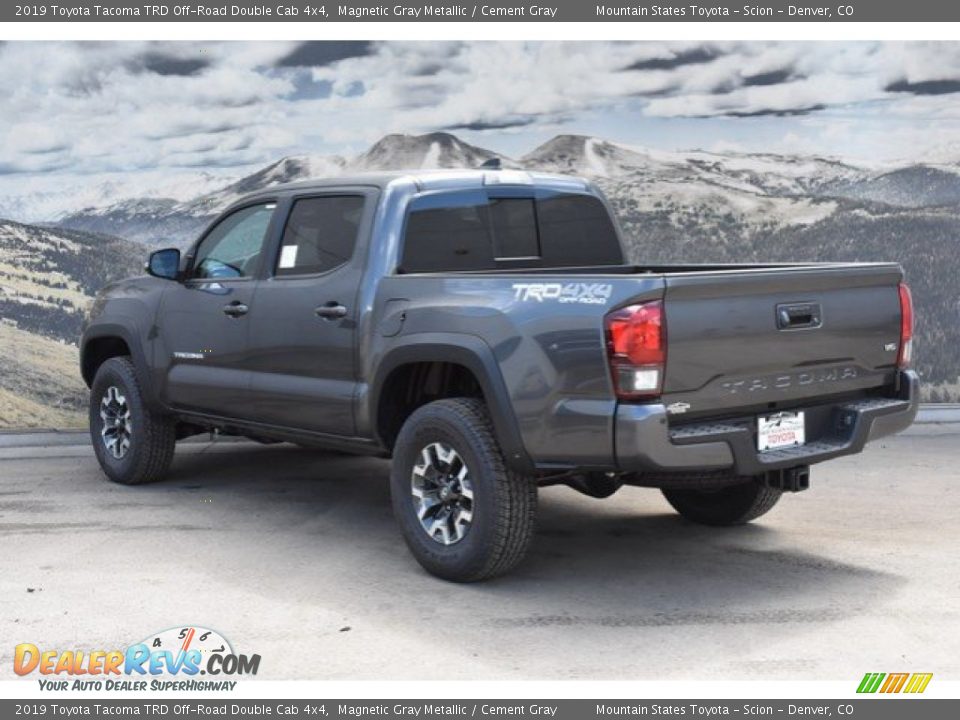 2019 Toyota Tacoma TRD Off-Road Double Cab 4x4 Magnetic Gray Metallic / Cement Gray Photo #3