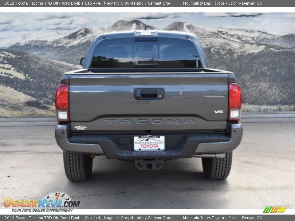2019 Toyota Tacoma TRD Off-Road Double Cab 4x4 Magnetic Gray Metallic / Cement Gray Photo #4
