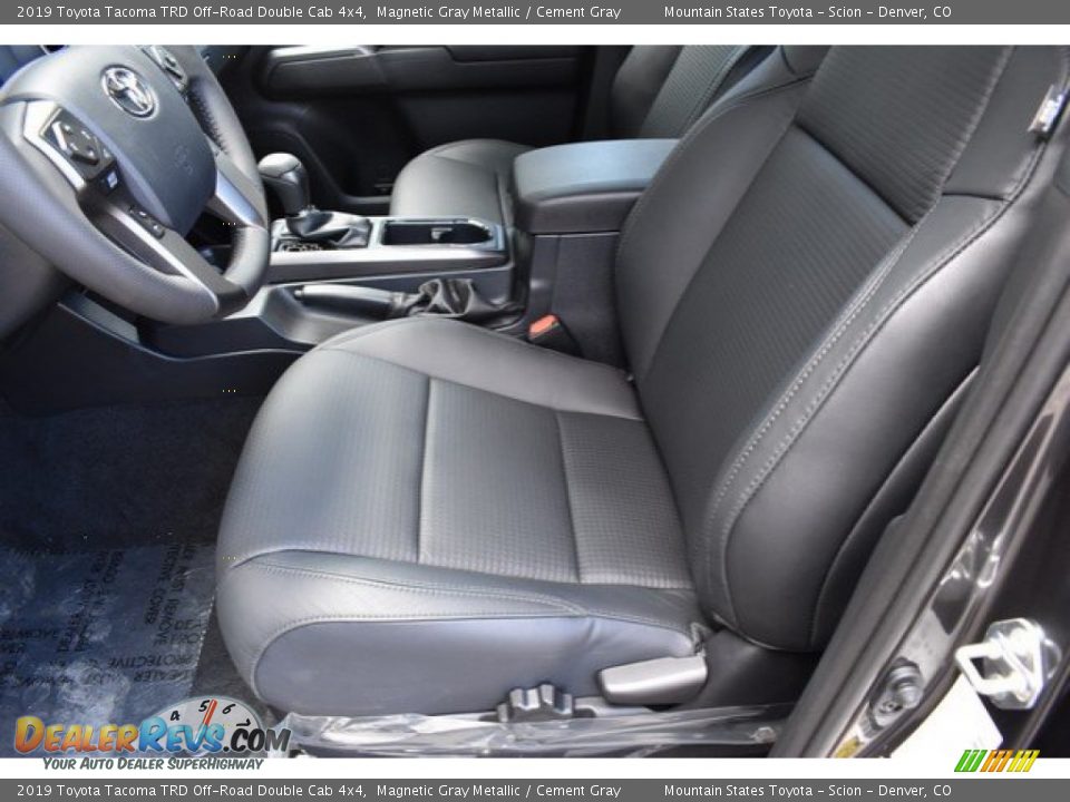 2019 Toyota Tacoma TRD Off-Road Double Cab 4x4 Magnetic Gray Metallic / Cement Gray Photo #6