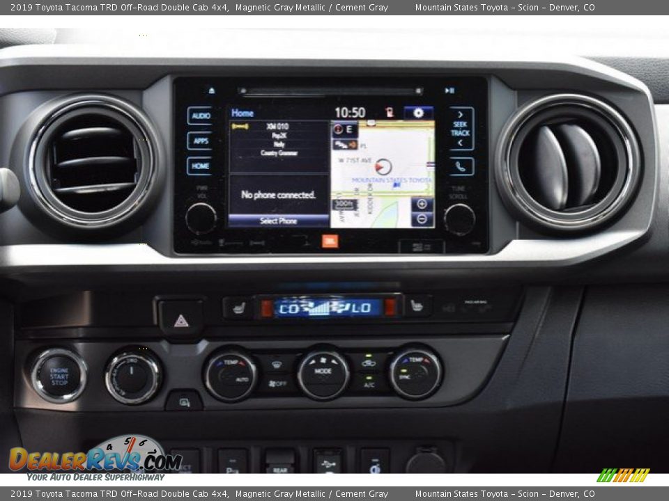 2019 Toyota Tacoma TRD Off-Road Double Cab 4x4 Magnetic Gray Metallic / Cement Gray Photo #9