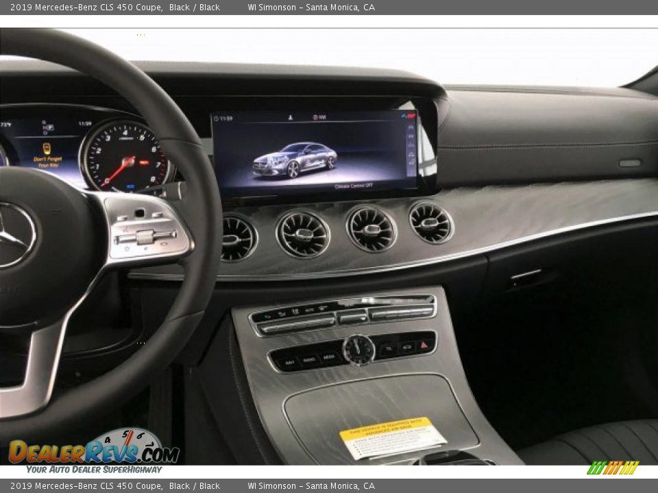 2019 Mercedes-Benz CLS 450 Coupe Black / Black Photo #6