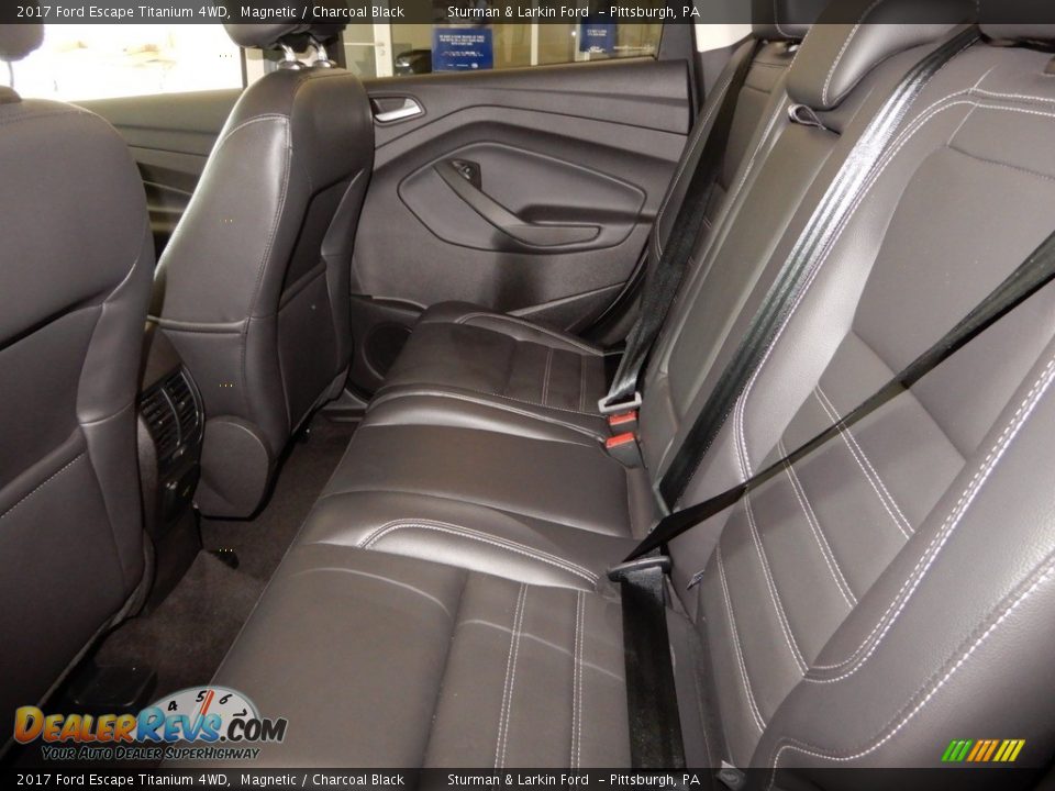2017 Ford Escape Titanium 4WD Magnetic / Charcoal Black Photo #16