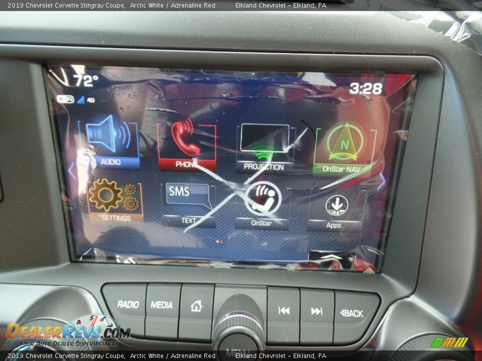 2019 Chevrolet Corvette Stingray Coupe Arctic White / Adrenaline Red Photo #29